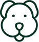 Dog darkgreen