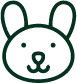 Rabbit darkgreen