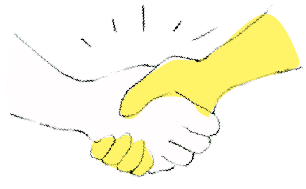 Illust shake hands